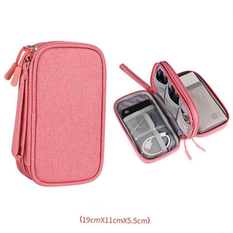 OCB TechNest - Dual-Layer Travel Cable Organizer Bag