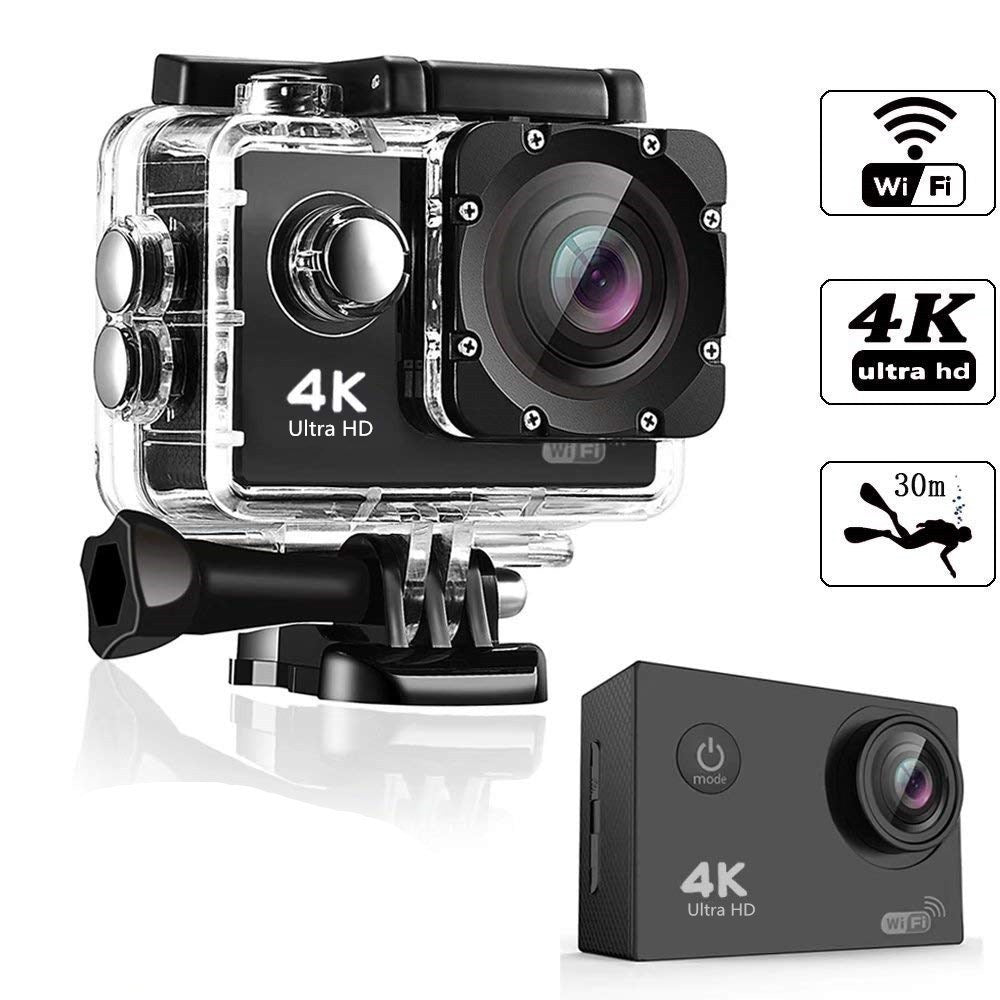 OCB ActionCam - 4K Waterproof WiFi Sports Camera
