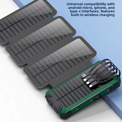 OCB SolarPower - 20000mAh Solar Wireless Power Bank
