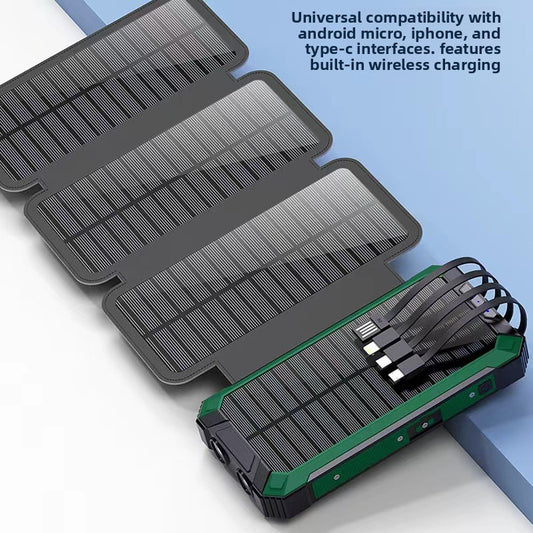 OCB SolarPower - 20000mAh Solar Wireless Power Bank