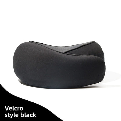 OCB DreamRest - Memory Foam Travel Neck Pillow with Hook-and-Loop