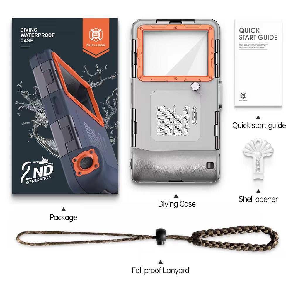 OCB DiveShot - Universal Waterproof Phone Case for Underwater Photography