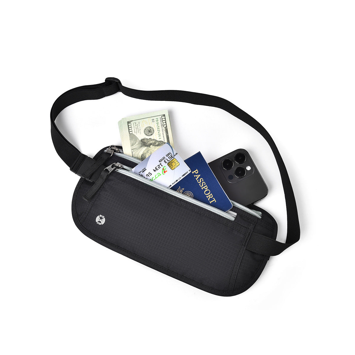 OCB StealthBelt - Anti-Theft Travel Waist Bag