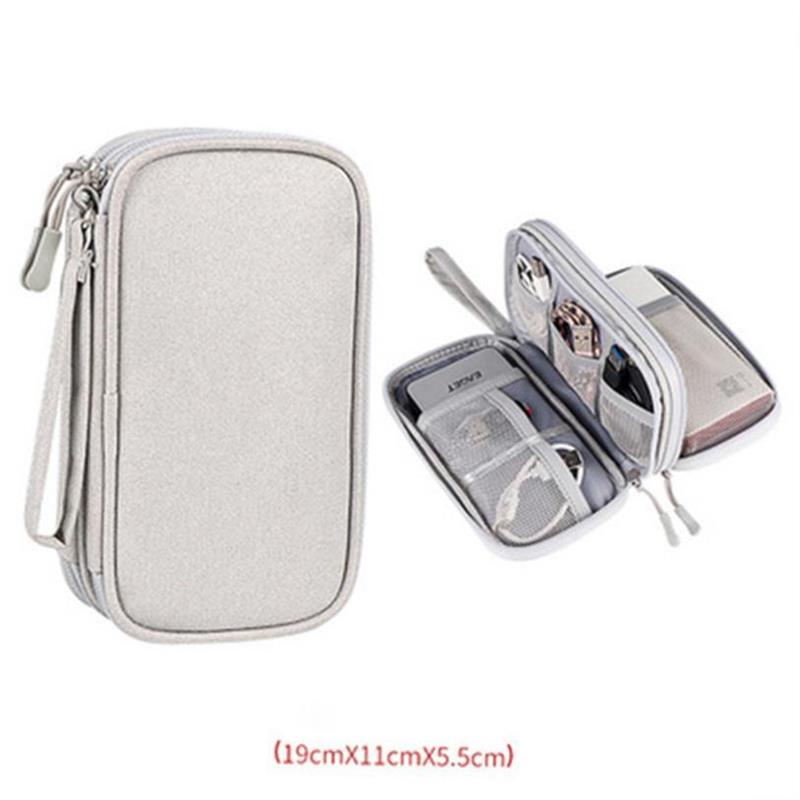 OCB TechNest - Dual-Layer Travel Cable Organizer Bag