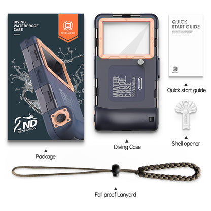OCB DiveShot - Universal Waterproof Phone Case for Underwater Photography