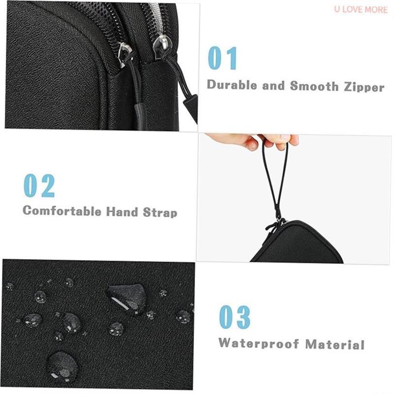 OCB TechNest - Dual-Layer Travel Cable Organizer Bag