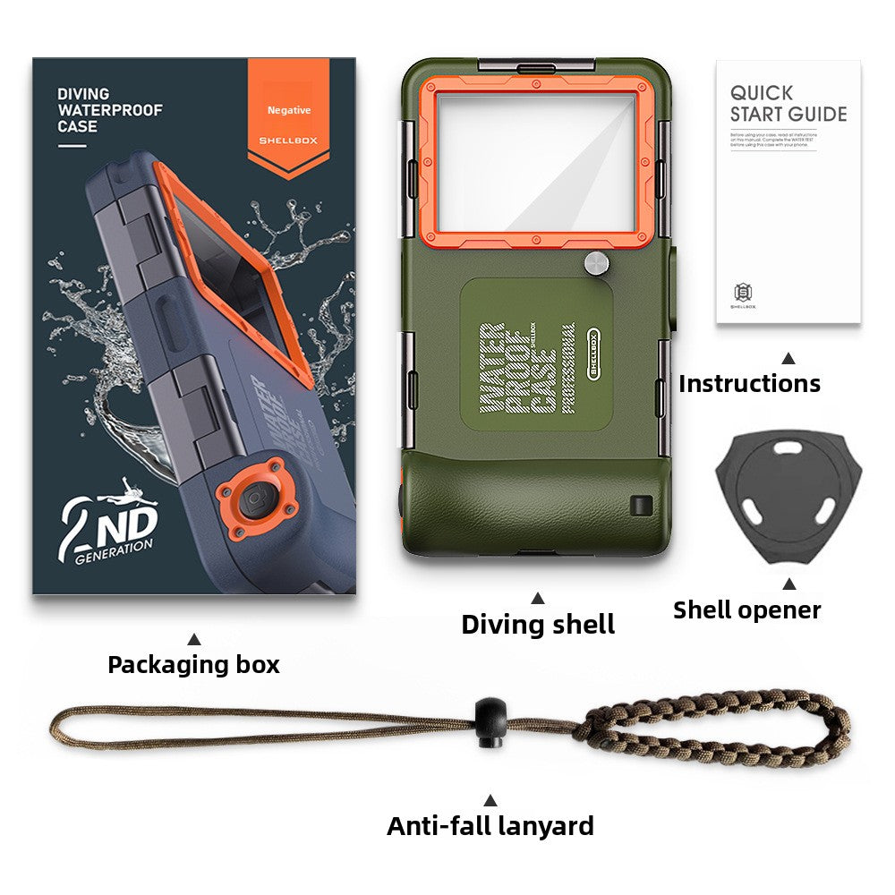OCB DiveShot - Universal Waterproof Phone Case for Underwater Photography