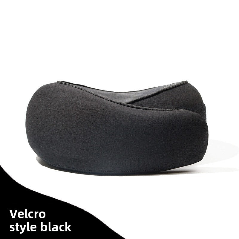 OCB DreamRest - Memory Foam Travel Neck Pillow with Hook-and-Loop