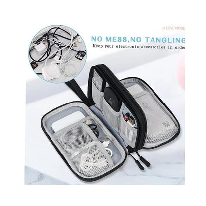 OCB TechNest - Dual-Layer Travel Cable Organizer Bag