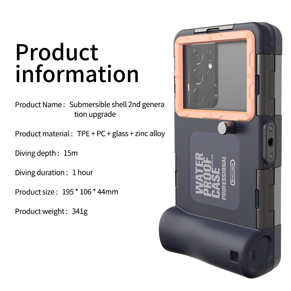 OCB DiveShot - Universal Waterproof Phone Case for Underwater Photography