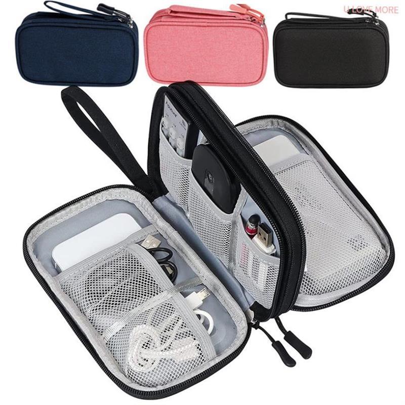OCB TechNest - Dual-Layer Travel Cable Organizer Bag
